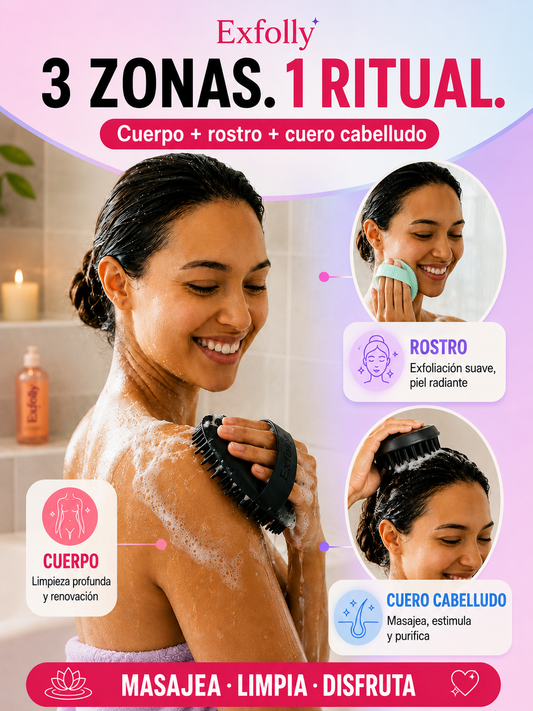 🔥 KIT SPA EN CASA EXFOLLY 3 EN 1 + REGALO GRATIS